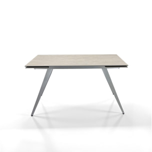 Tomasucci Table extensible MICCIU TRAVERTINO MARBLE - PLATUNUM