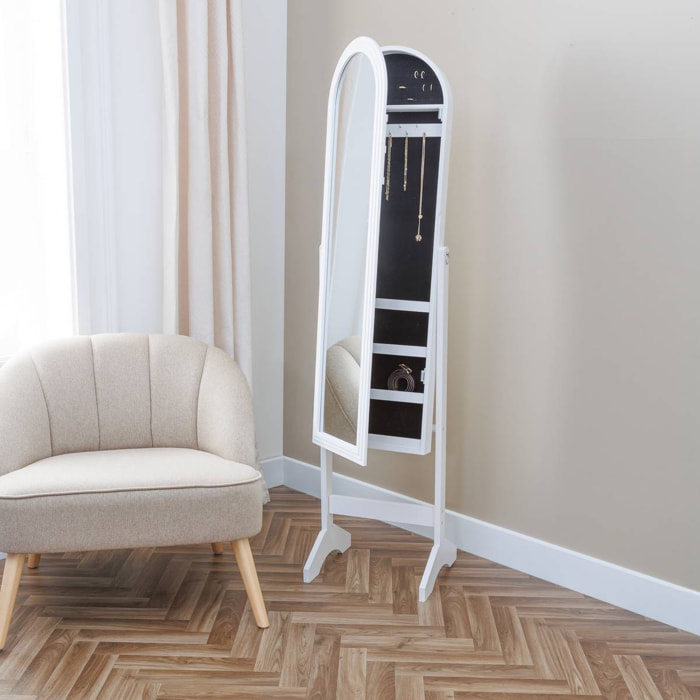 Armoire à bijoux Lexy blanc 38x34cm