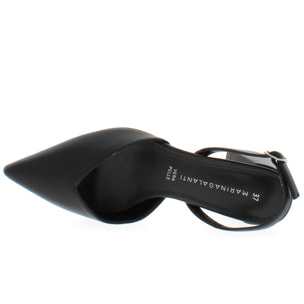 Marina Galanti Scarpe Donna Sandals Slingback Platform Heeled 60 MG 1A143 Black