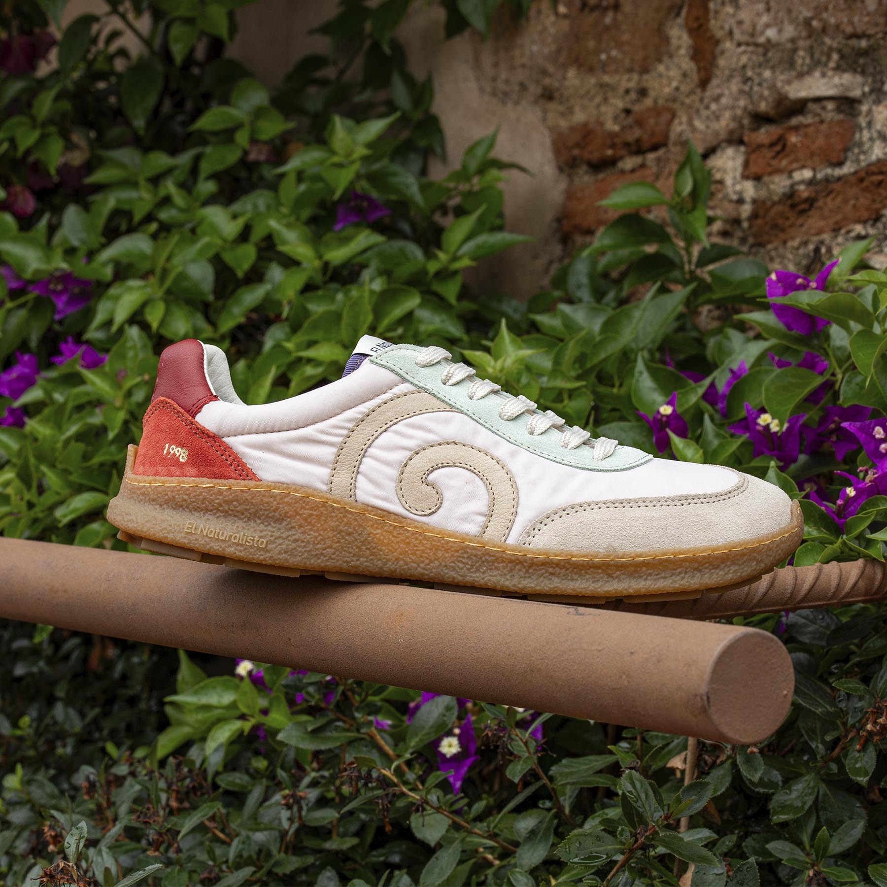 Zapatos N5435A MULTI MATERIAL CUERO/OROEL color Cuero