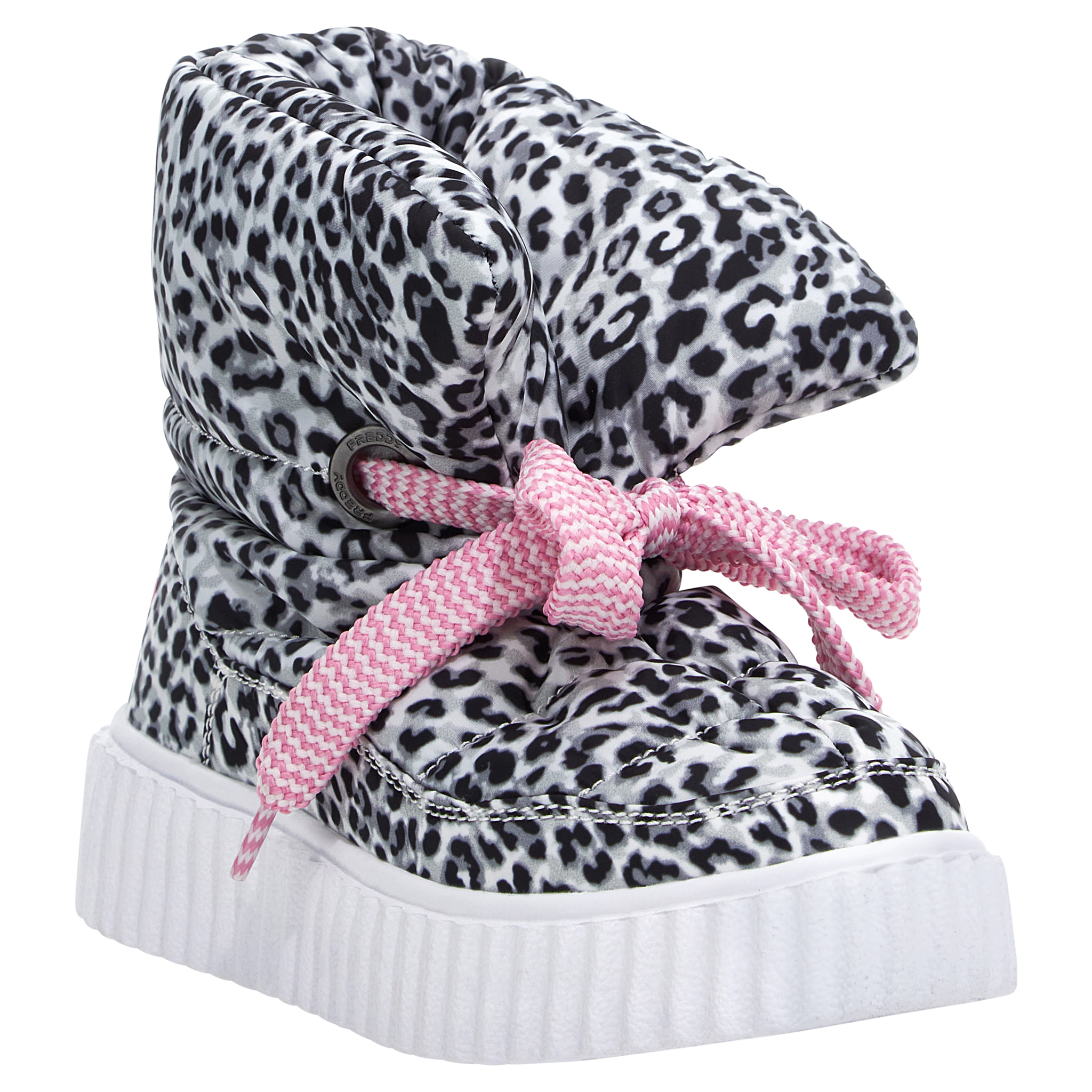 Puff Boot stampa fantasia con imbottitura in pile