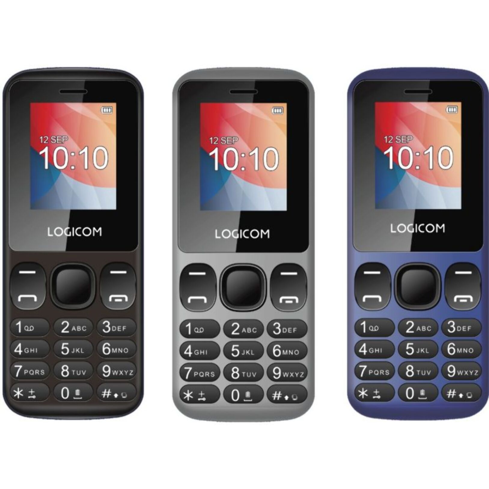 Téléphone portable LOGICOM Posh 186 Noir 2G