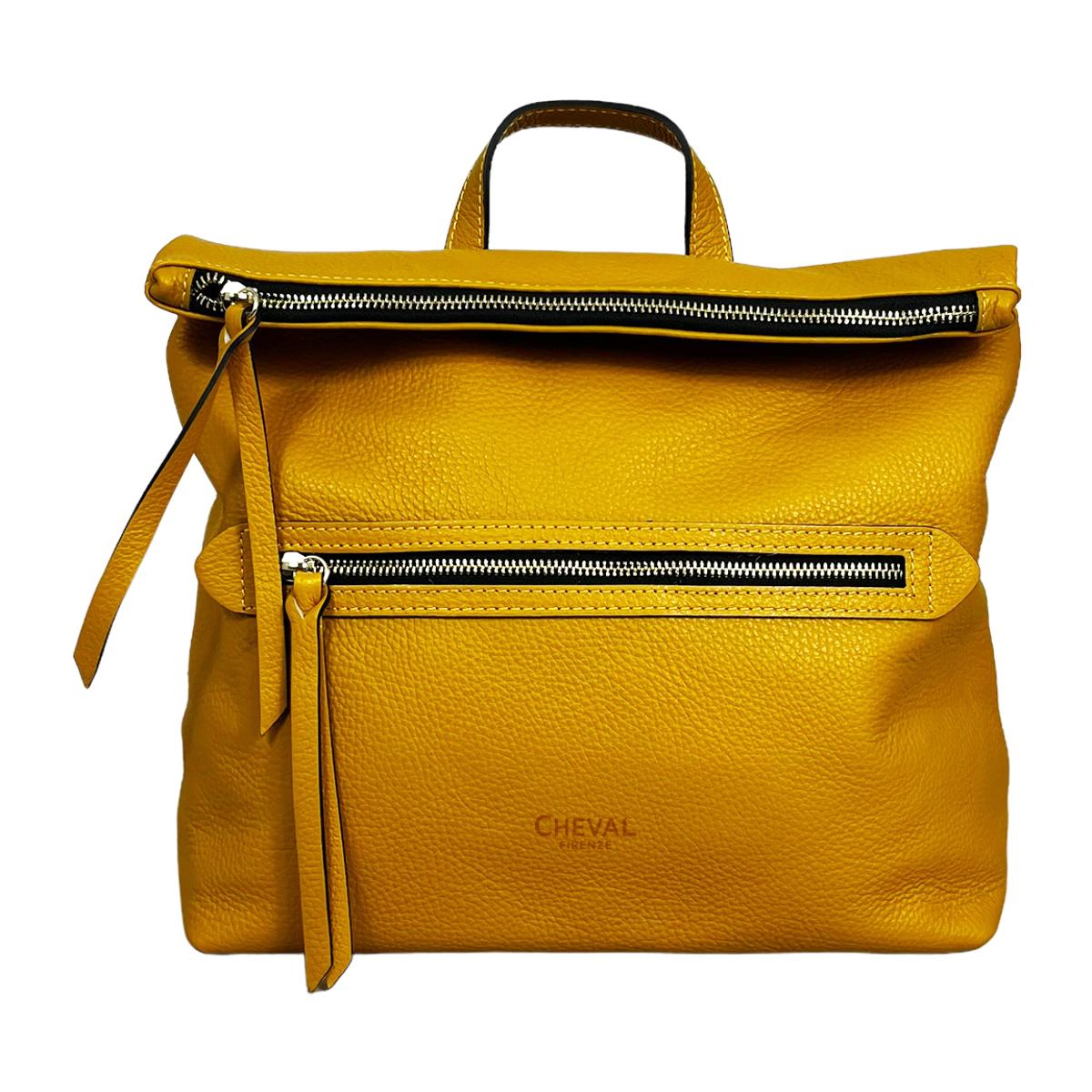 Mochila Cheval Firenze Enif Amarillo Mostaza