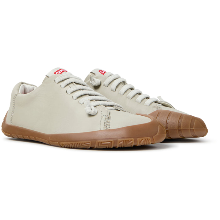 Zapatillas - CAMPER Peu Path+ - Beige - Piel lisa