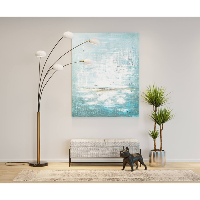 Banc-coffre Iceland blanc et noir Kare Design