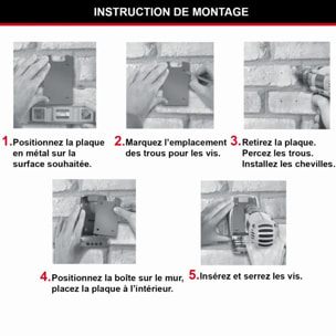 Boite à clés MASTERLOCK Fixation murale - 5415EURD