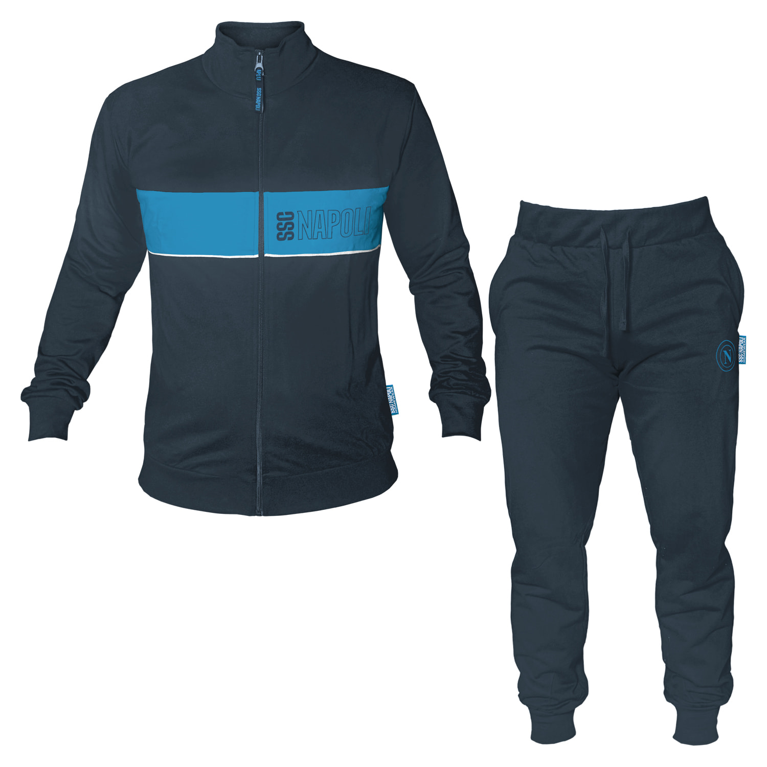 Tuta Homewear Uomo NAPOLI Prodotto Ufficiale Cotone French Terry