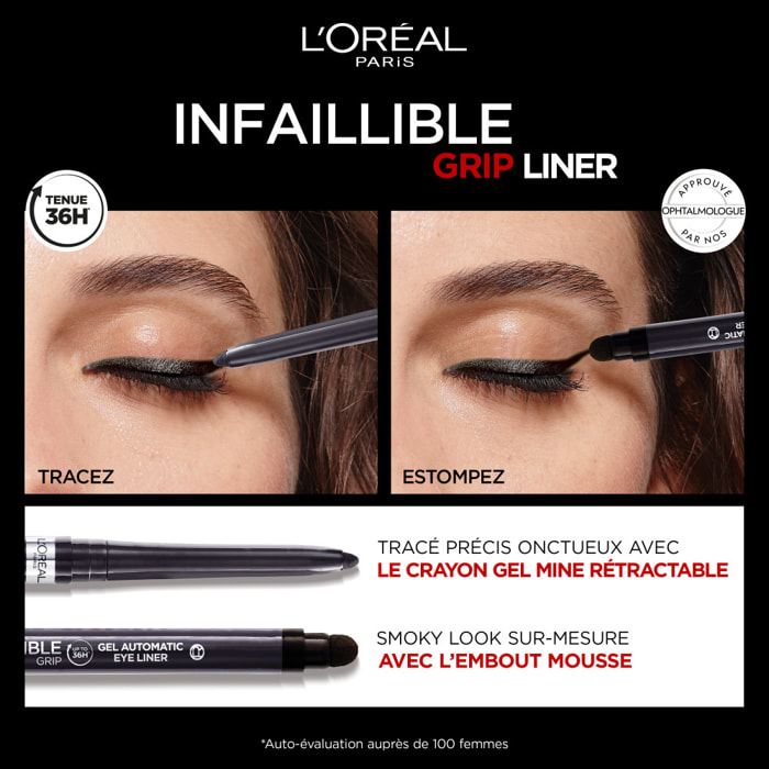 L'Oréal Paris Infaillible Grip Liner Gel Automatic Taupe Grey