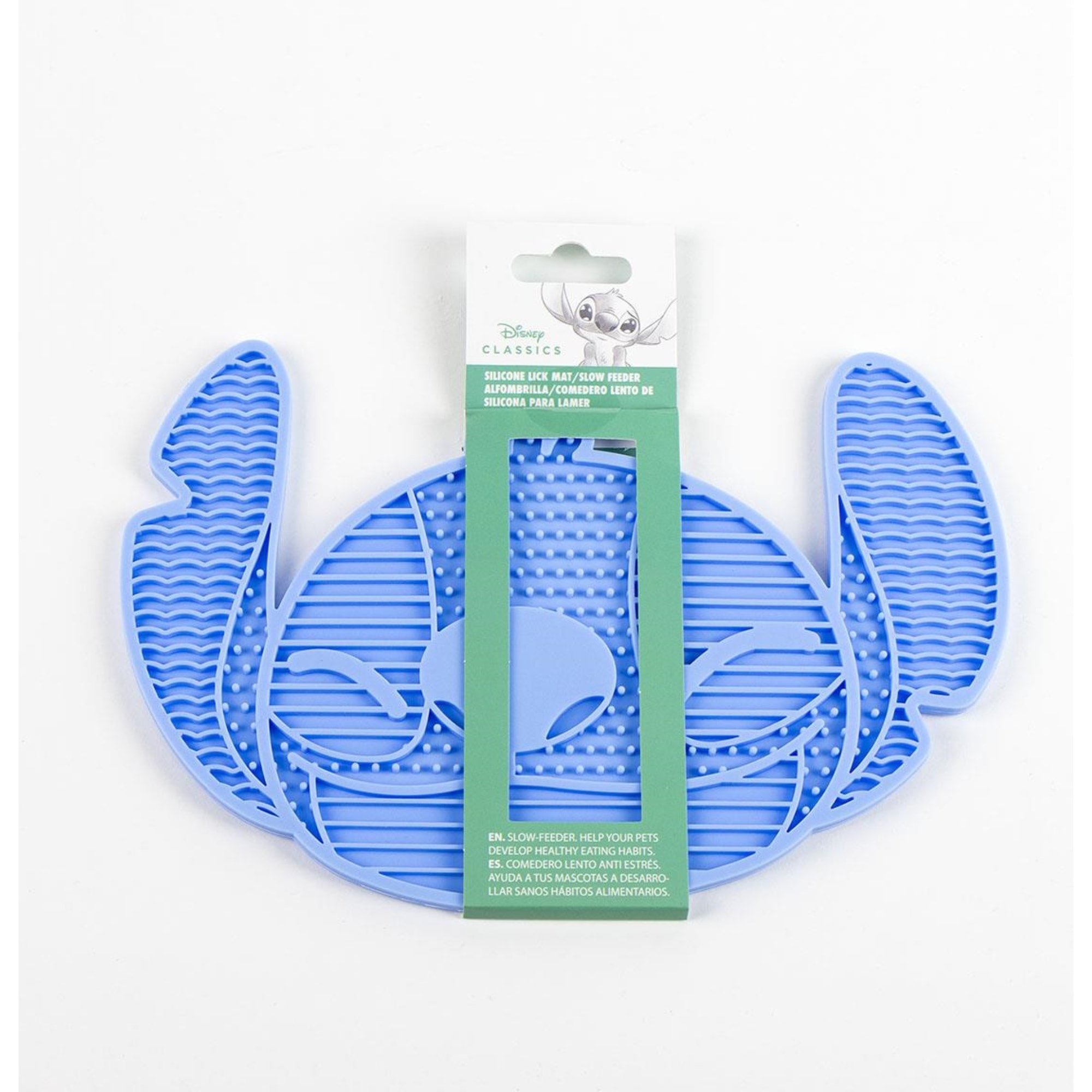 Comedero de silicona para perros diseño stitch