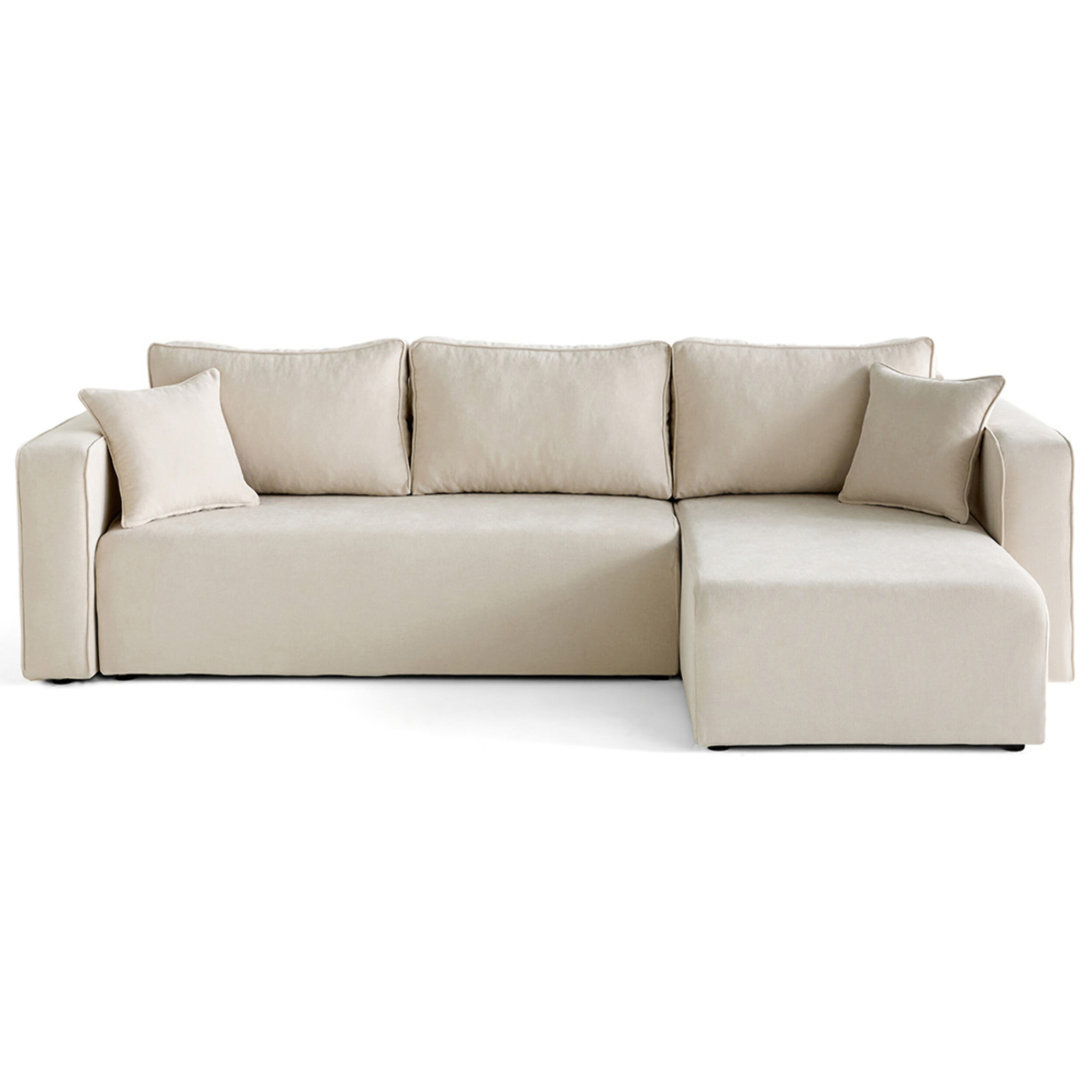 Housse en tissu pour canapé déhoussable Topaze - Beige