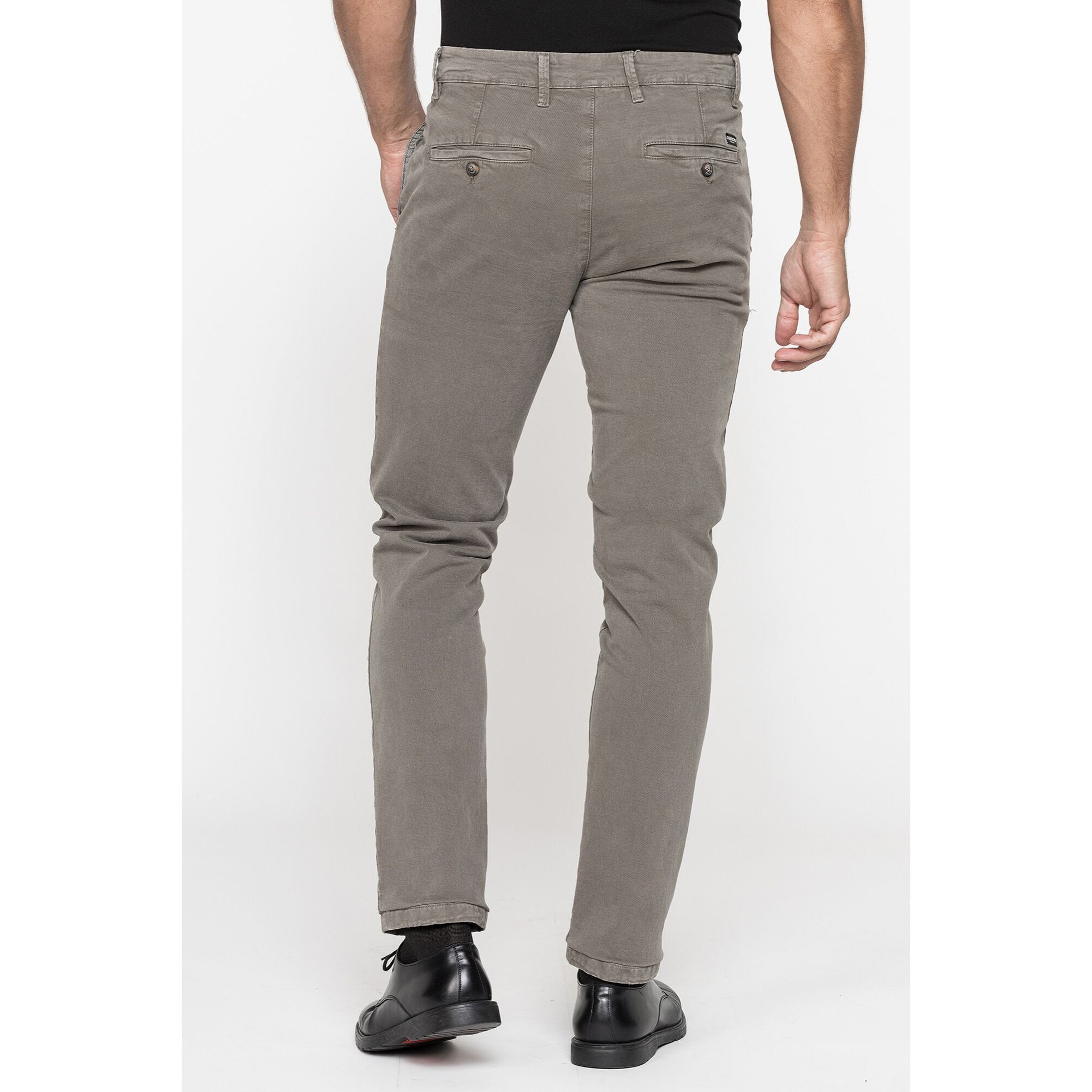 PANTALONE CHINO MOD. 624 IN GABARDINA STRETCH PESANTE