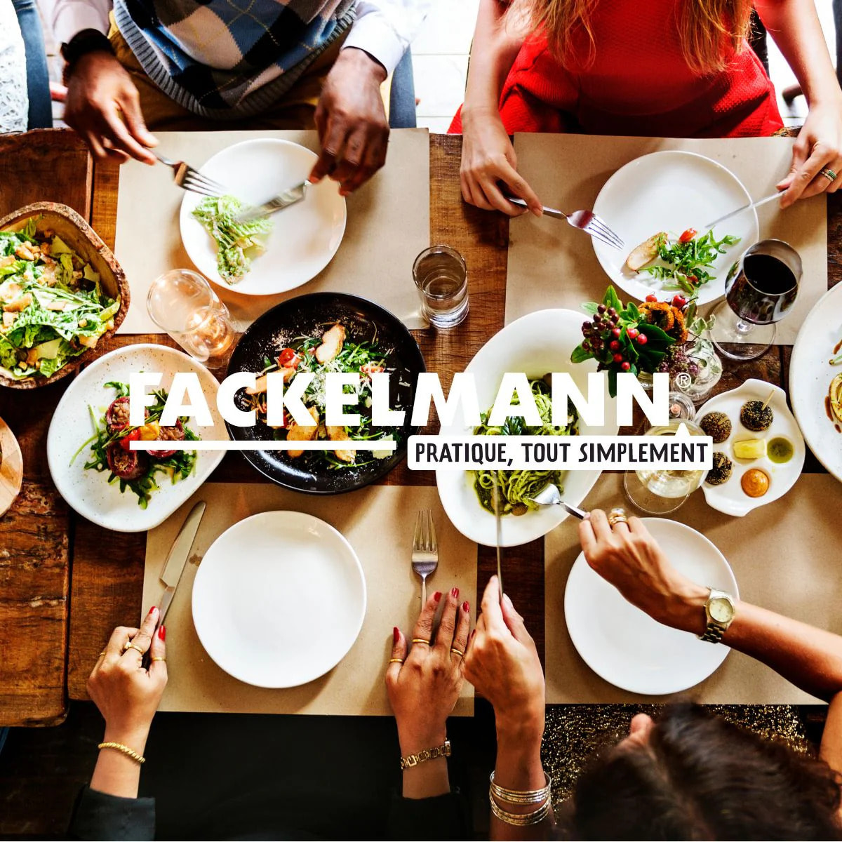 Set de 2 poêles 20 et 24 cm en inox et 2 couvercles en verre Fackelmann Eterna