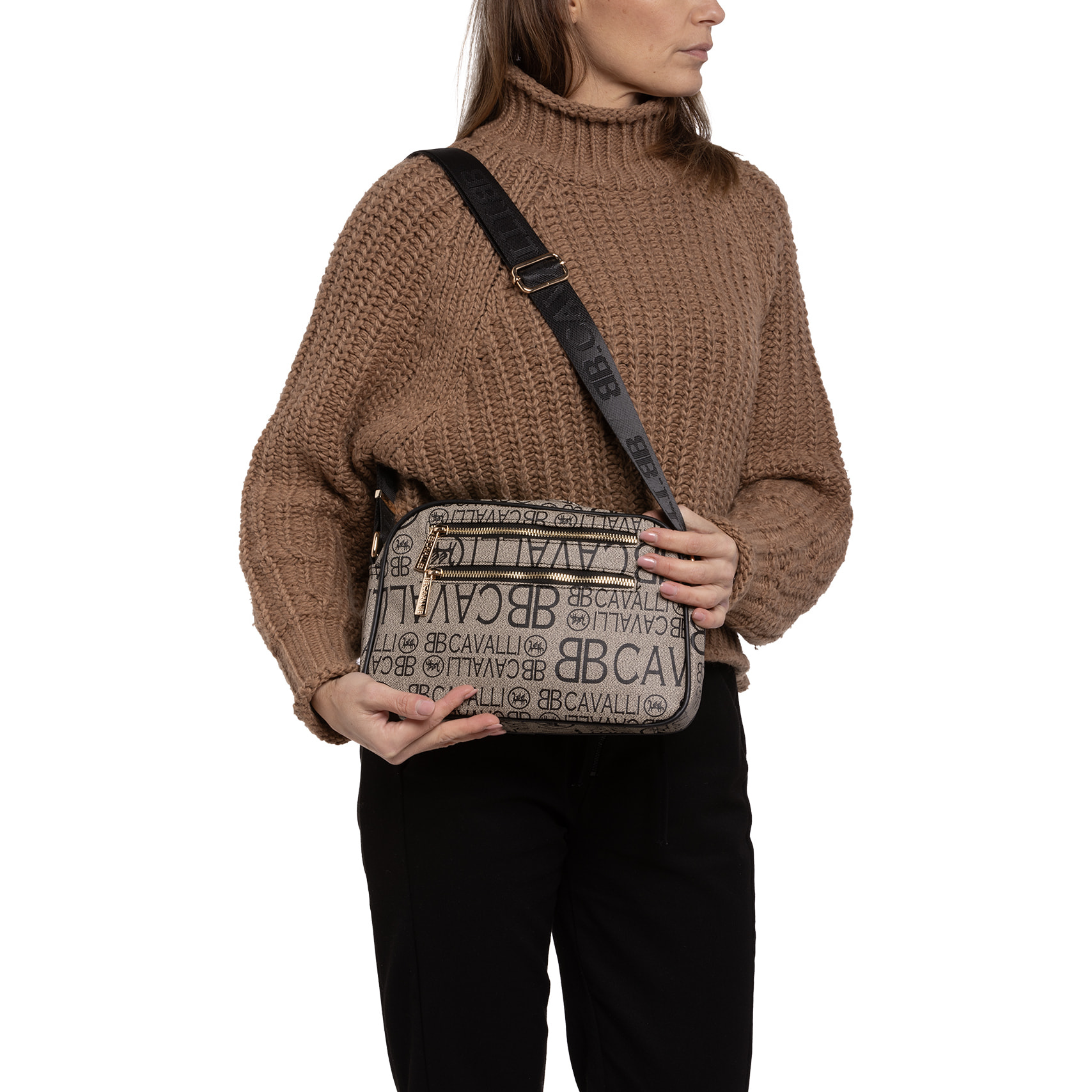 Borsa a tracolla  da donna ecopelle Prodotto Vegano 18x27x10 cm