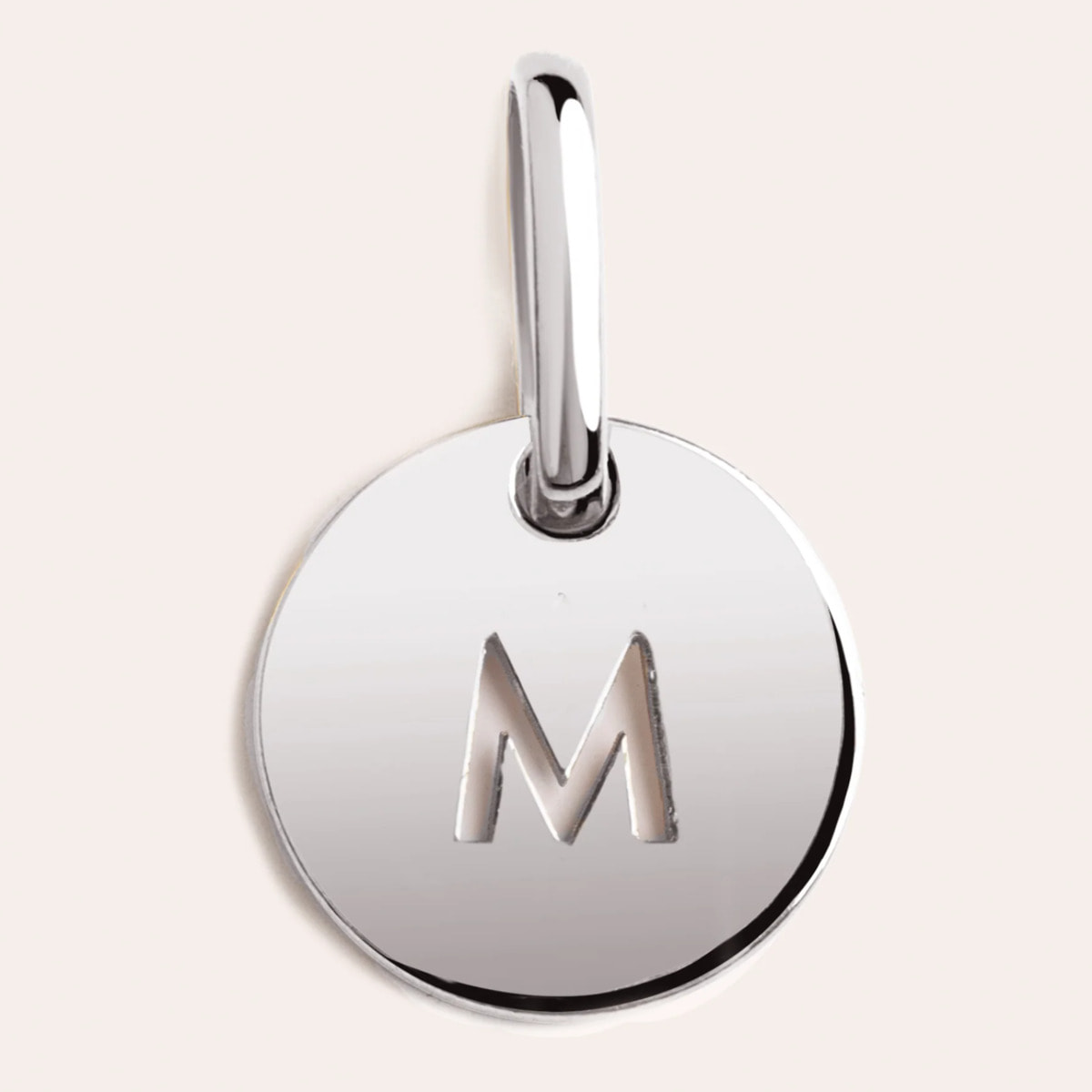 Mini Medallion Letter Plata