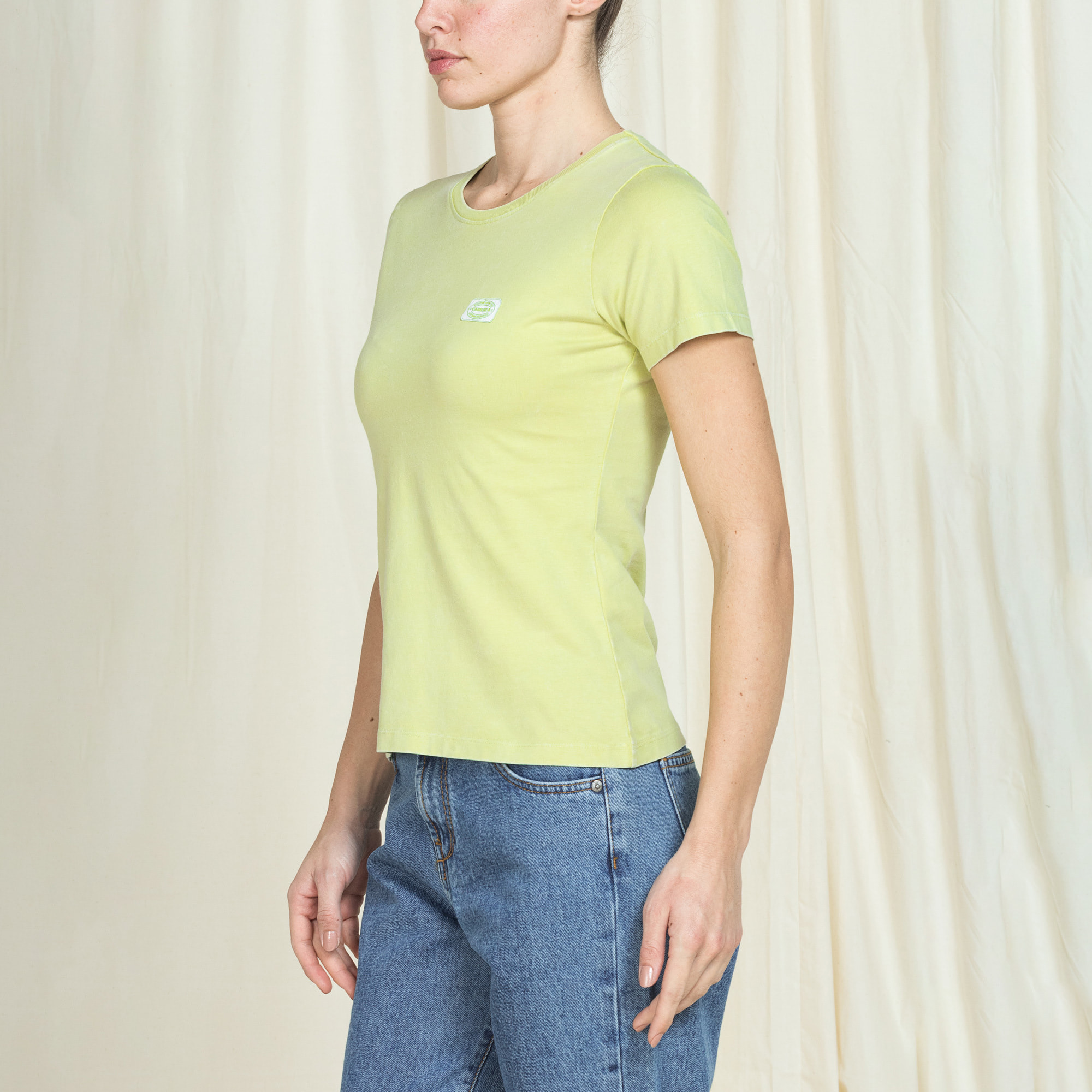 T-SHIRT GIROCOLLO REPLICA IN JERSEY