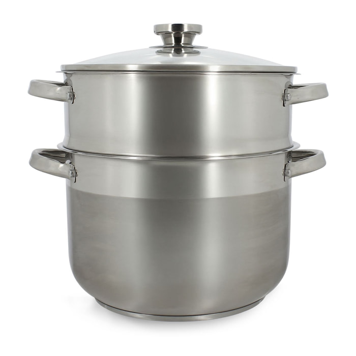 Couscoussier 10L en acier inoxydable