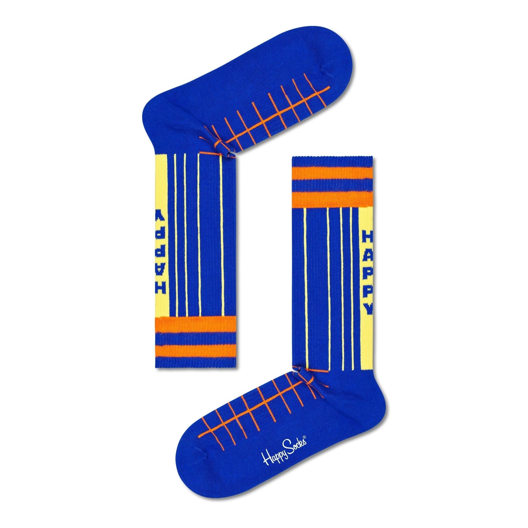 Calcetines 2-pack grid stripe crew