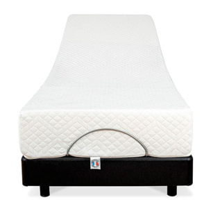 Ensemble Superflex 1 place | Sommier électrique + Matelas Mémoire de forme