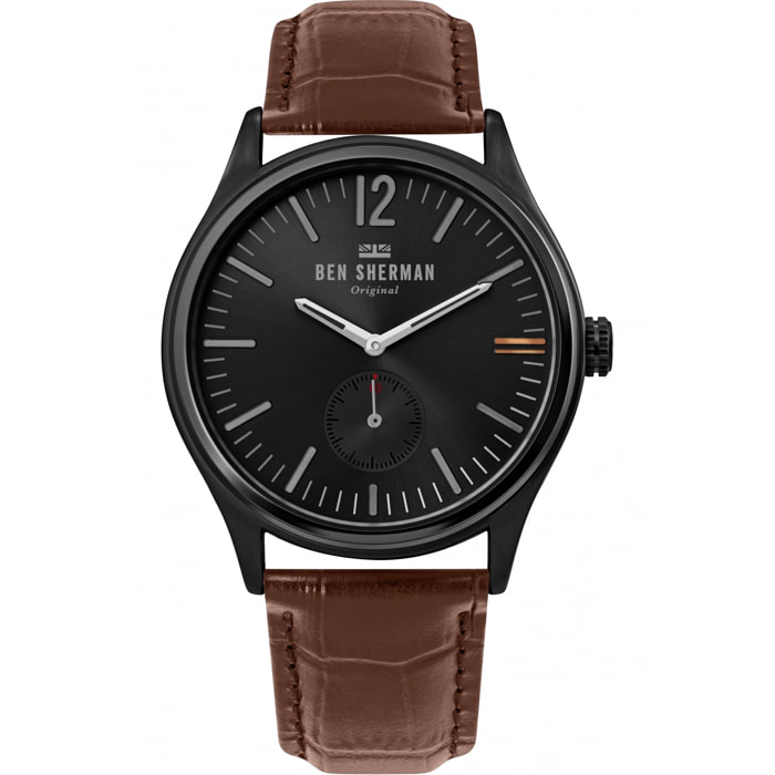 Reloj Ben Sherman WB035T Hombre Analogico Cuarzo con Correa de Cuero