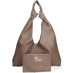 Borsa a spalla da donna In Vera pelle Made in Italy 40x42x2 cm