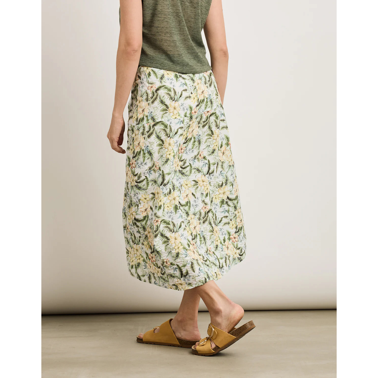 Falda Midi Amarillo - Ilche