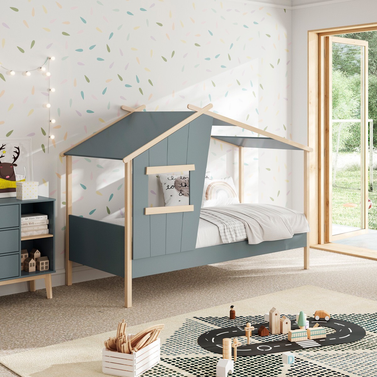 Lit cabane enfant en bois - ARTUS