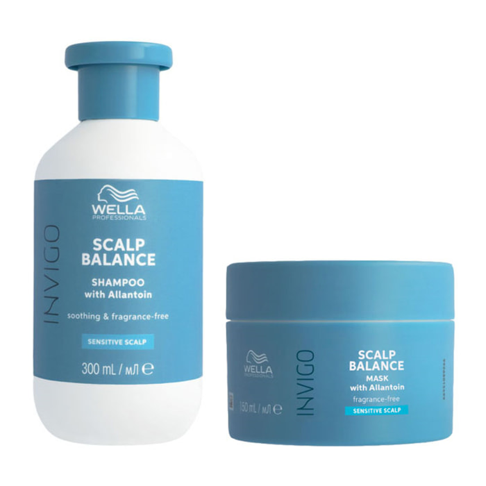 WELLA PROFESSIONALS Kit Invigo Scalp Balance Shampoo Sensitive 300ml + Maschera Sensitive 150ml