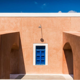 Tableau terracotta house Tableau alu Dibond