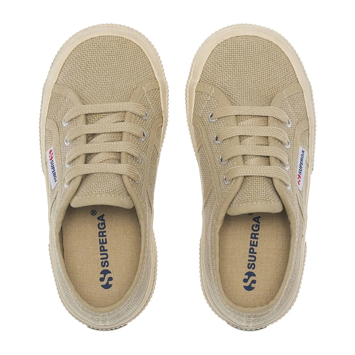 Superga - Niño/a Beige - 2750 KIDS COTTON STONE WASH