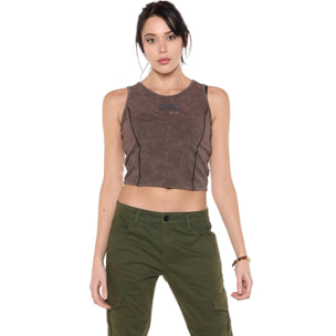 Camiseta sin mangas para mujer "Gen Z"