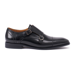 Monk strap British Passport Nero