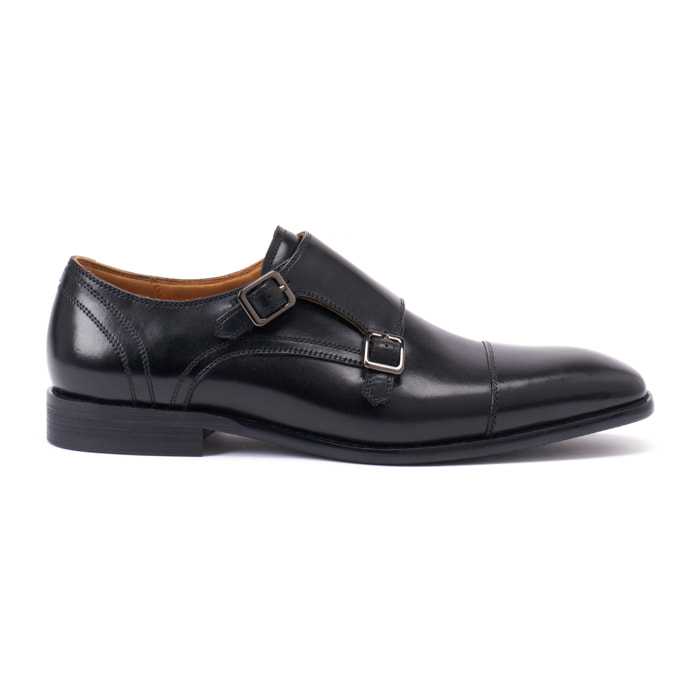 Monk strap British Passport Nero