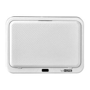 Well home - cubo de basura inteligente sin patas con apertura automática y contacto manual 30l, 35,5x26x60cm color blanco