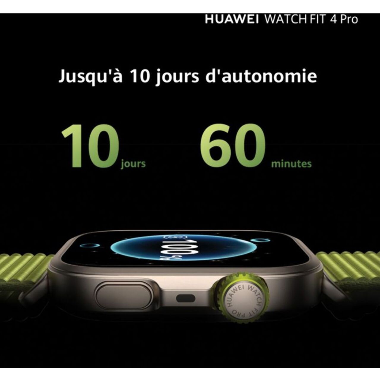 Montre connectée HUAWEI Pack Fit 4PRO Noir + Freebuds SE3 Beige