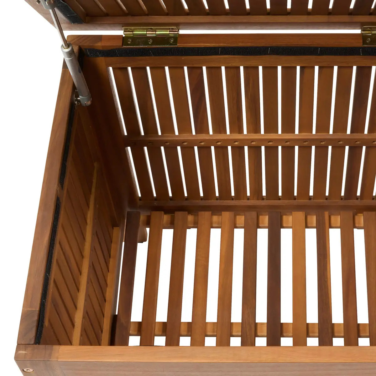 Coffre de rangement 100L beige acacia