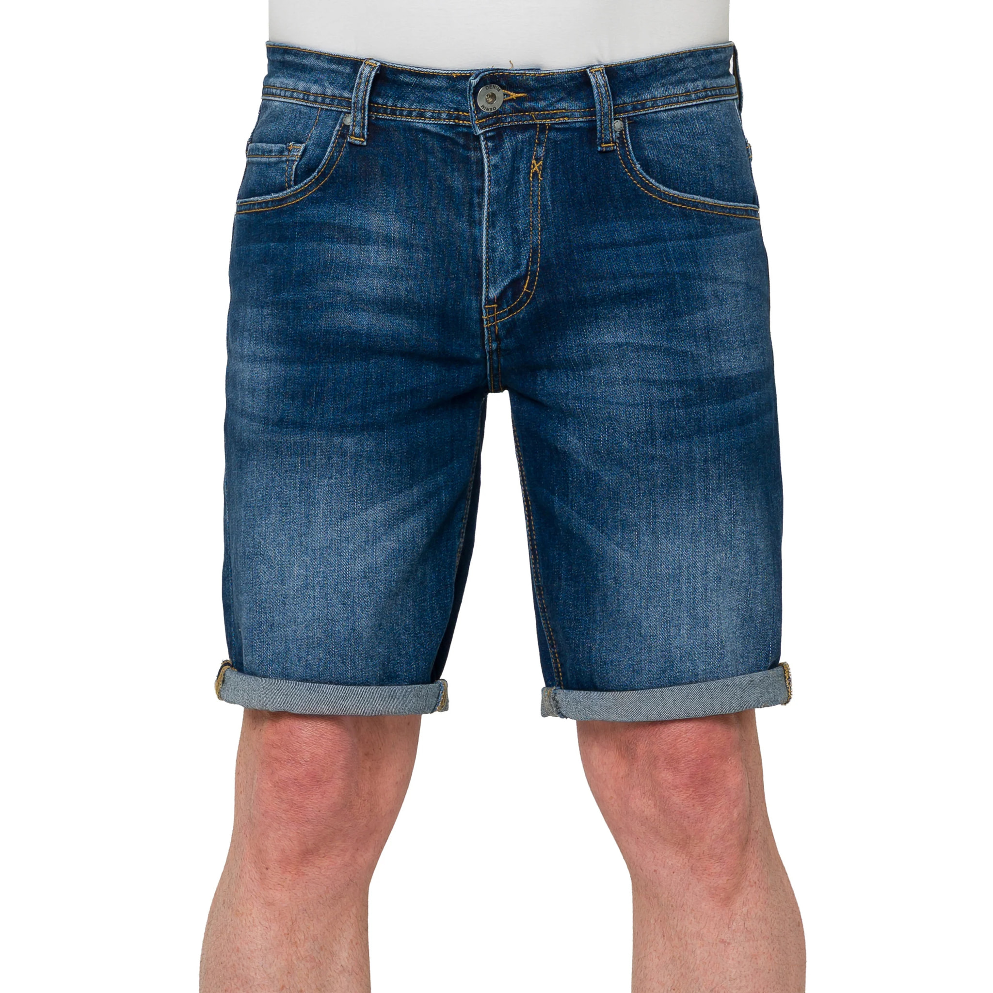 Bermuda vaquero Whitehaven de 5 bolsillos azul claro