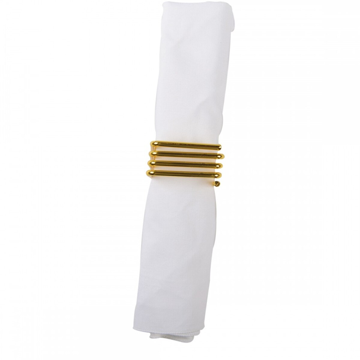Lot de 4 ronds de serviettes carrés