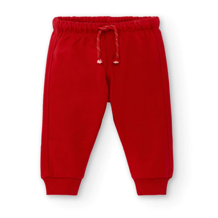 Pantaloni Da Jogging Rosso Bambino