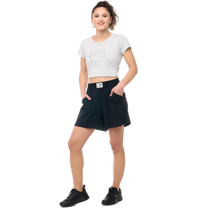 Pantalón corto mujer Leone 1947 Apparel algodón elástico boxeo