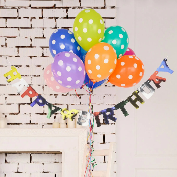 Banderole Happy Birthday Fackelmann Rio Party