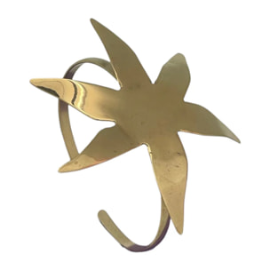 Brazalete estrella XXL laton dorado