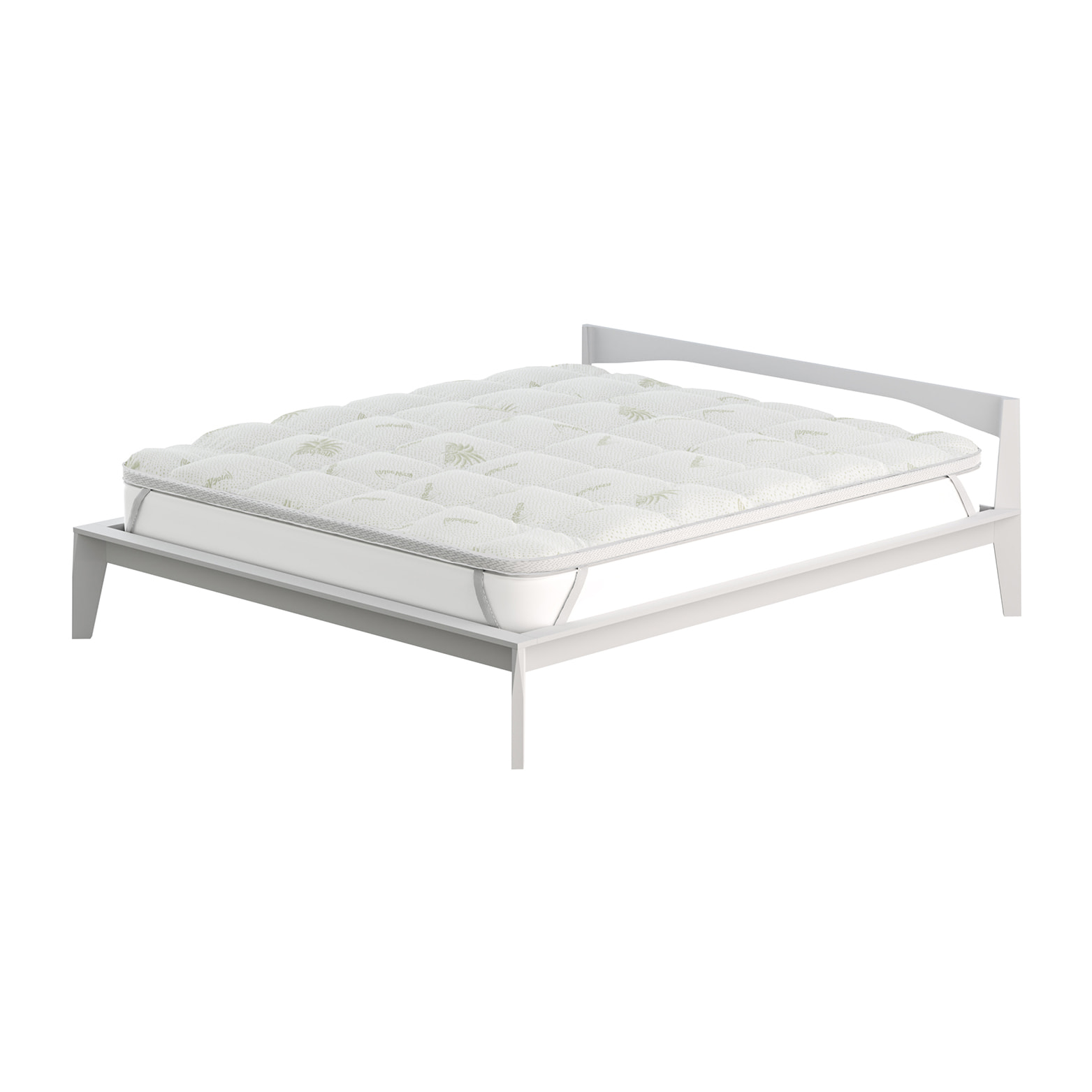 TOPPER WELLNESS TRAPUNTATO CON ELASTICI