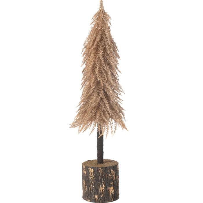 J-Line décoration Sapin De Noël - plastique - cuivre - large