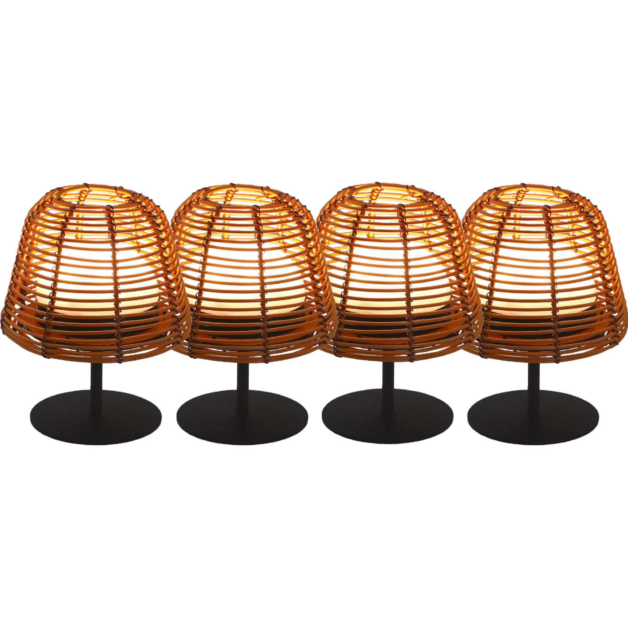 4 Lampe de table TWINS BOHEME H16CM