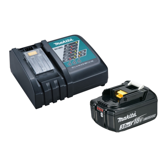 PackLXT 1x BL1830B (18V 3.0Ah) + DC18RC - MAKITA - 191A24-4