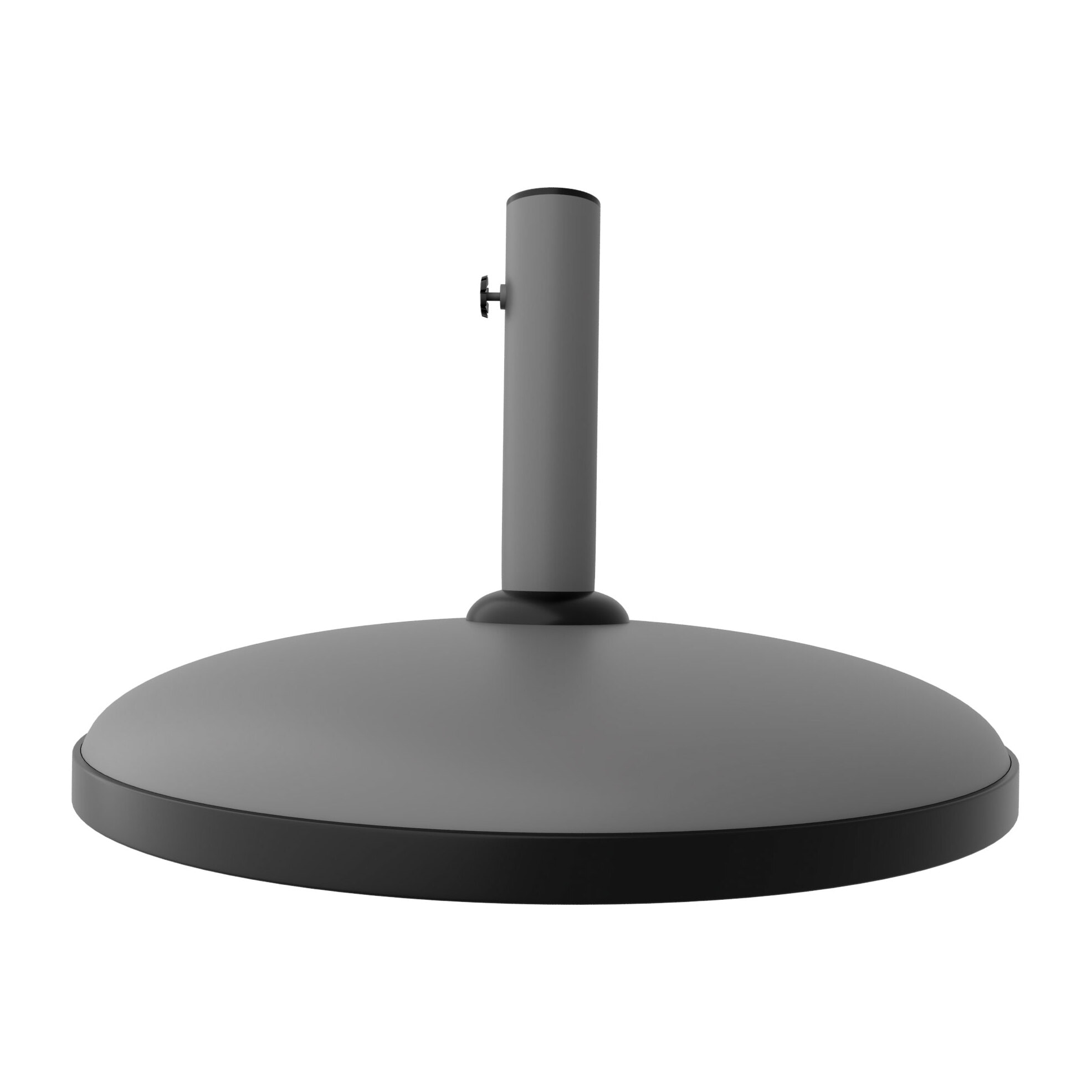 Terra - Base per Ombrellone da Giardino Rotondo Ø45 cm 15 Kg in Cemento Grigio
