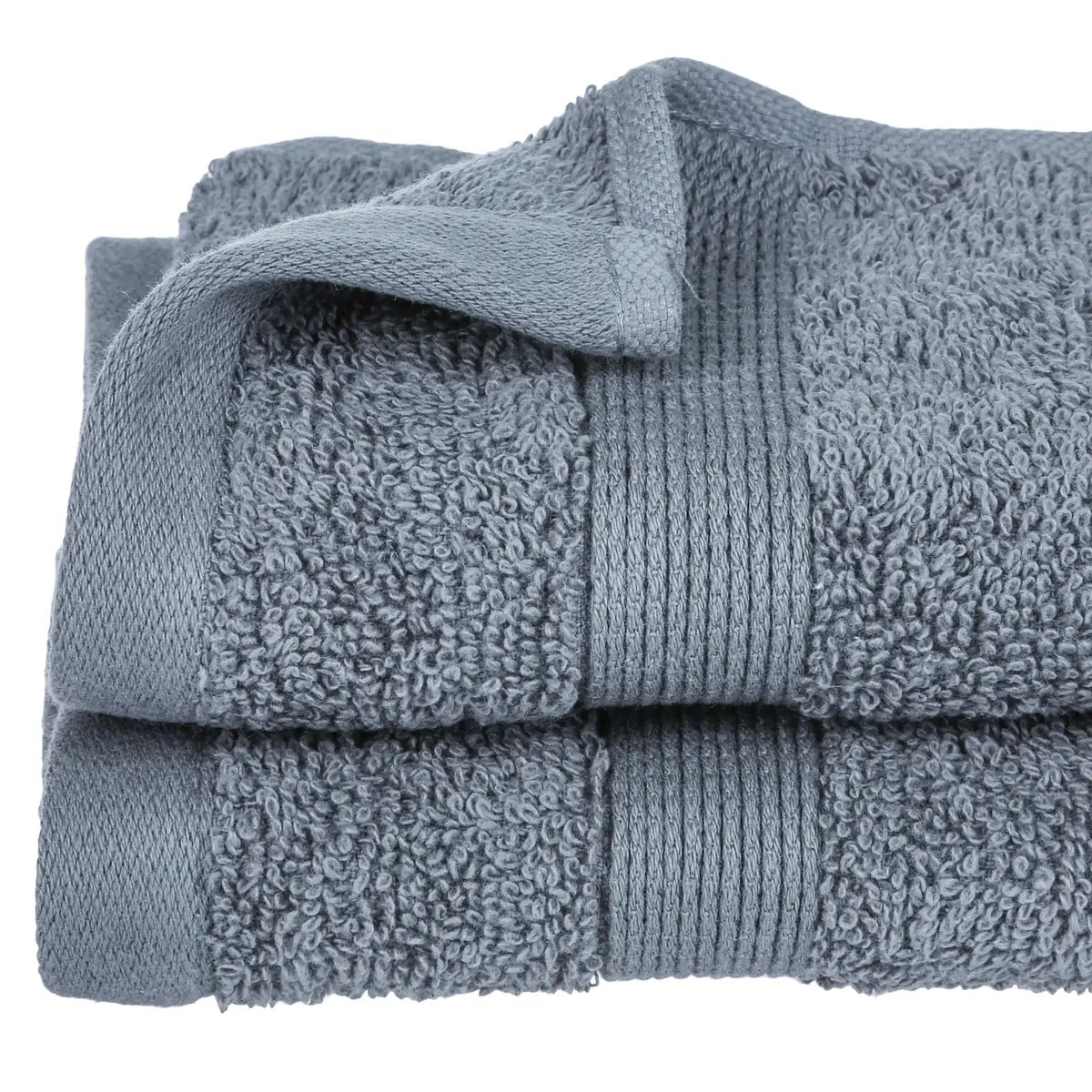 Serviette invité "Essentiel" - coton 450 gr/m² - gris anthracite 30x50 cm