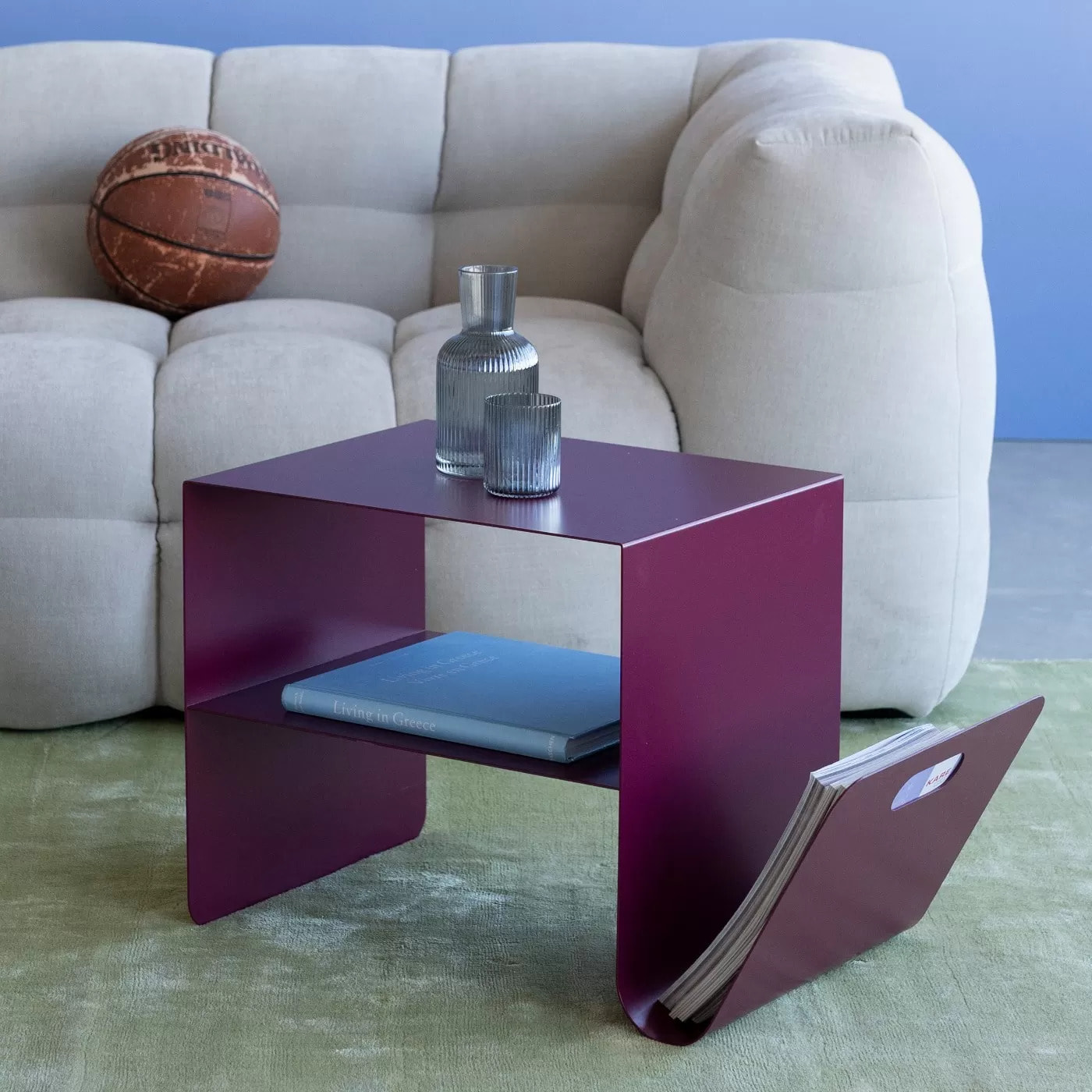 Table d'appoint Lounge News violette Kare Design