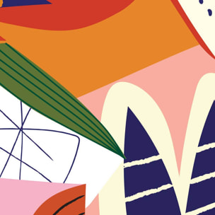 Tableau Flower Market composition florale moderne Toile imprimée