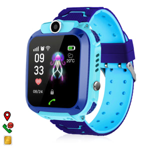 Smartwatch LT27 LBS speciale per bambini, con fotocamera, funzione di tracciamento, chiamate SOS e ricezione di chiamata.